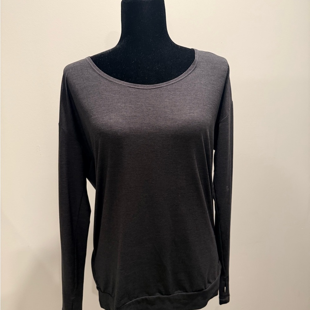 Diadora Black Women's Long-Sleeve Jersey Top